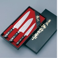 Набор из 3-х кухонных ножей Tojiro GIFTSET, сталь VG10 купить в 