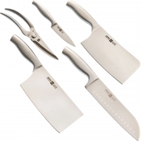 Набор кухонных ножей на подставке HuoHou 6-Piece Stainless Steel Kitchen Knife Set купить в 