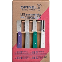 Набор ножей Opinel Les Essentiels Art deco, нержавеющая сталь, (4 шт) купить в 