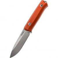 Нож LionSteel B40 GOR, сталь Sleipner, рукоять G10, оранжевый купить в 