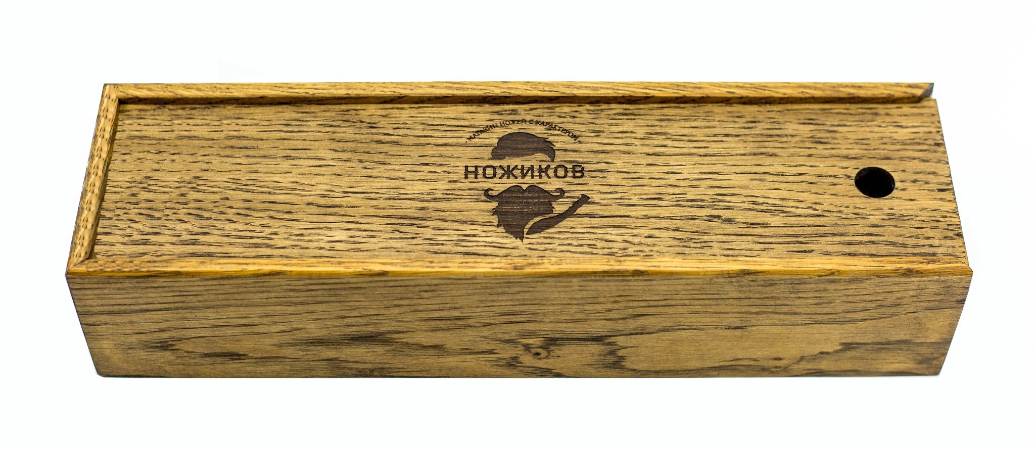 Подарочная коробка для ножей, дуб