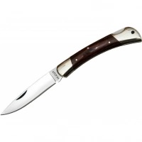 Складной нож IC CUT, Американский лось, 48#10100WP, сталь AUS6, pakka wood купить в 