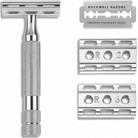 Т-образная бритва Rockwell 6C,белый хром купить в 