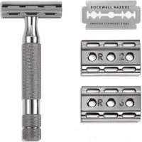 Т-образная бритва Rockwell 6C, серый хром купить в 
